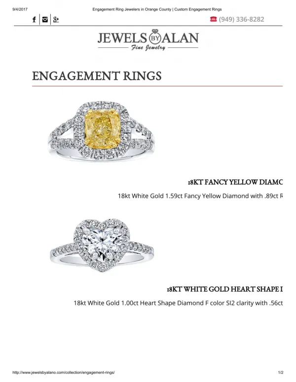engagement ring jewelers in orange county