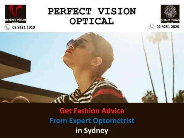 Get Fashion Advice From Expert Optometrist in Sydney