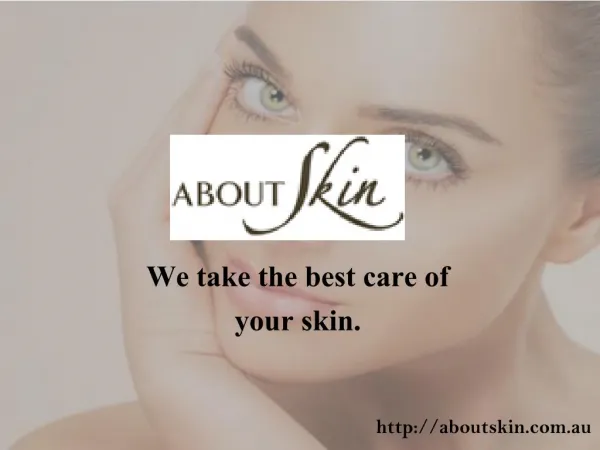 Cosmetic Surgery Sydney - About Skin