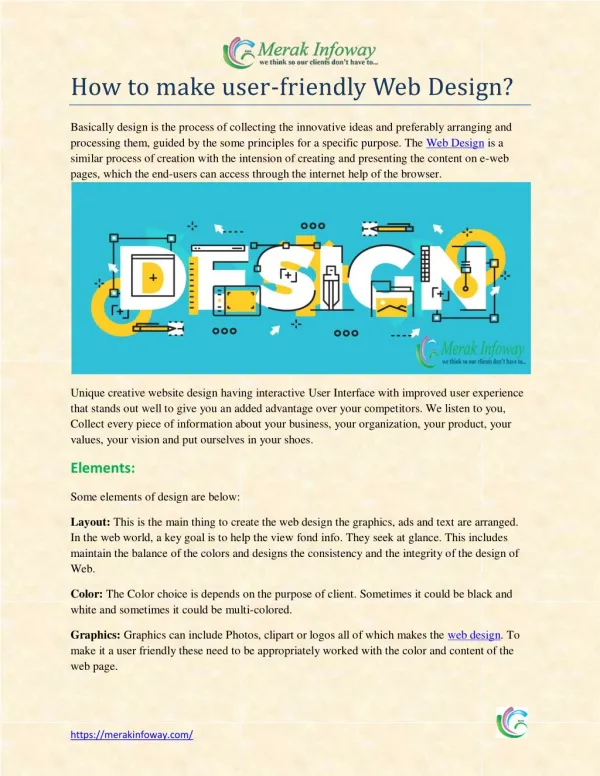 HOW TO MAKE USER-FRIENDLY WEB DESIGN?