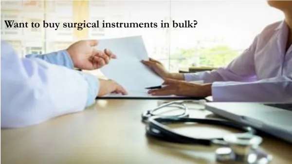 Surgical Instruments Supplier