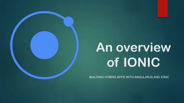 An overview of Ionic