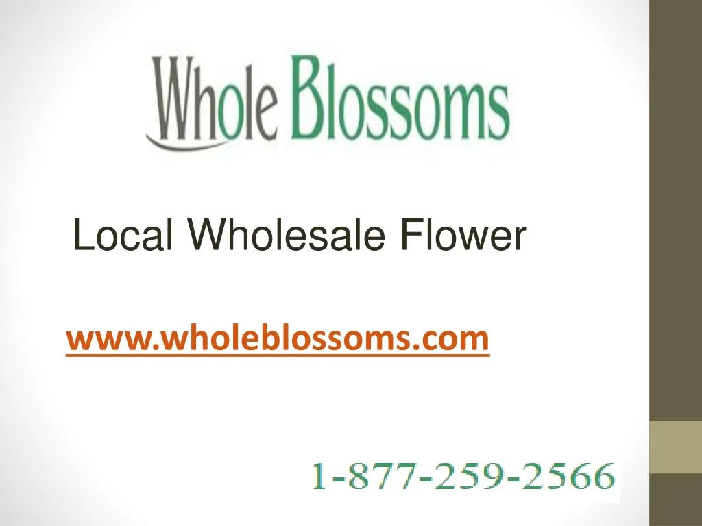 local wholesale flower