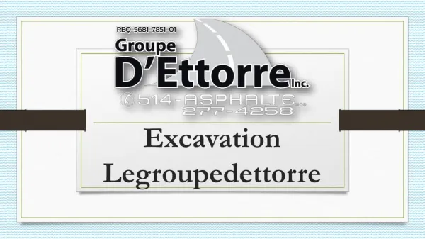 Excavation Legroupedettorre