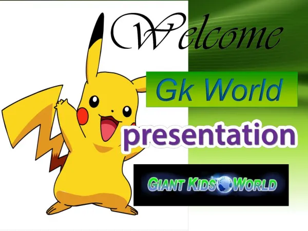 Gkworld- Toys and Entertainment