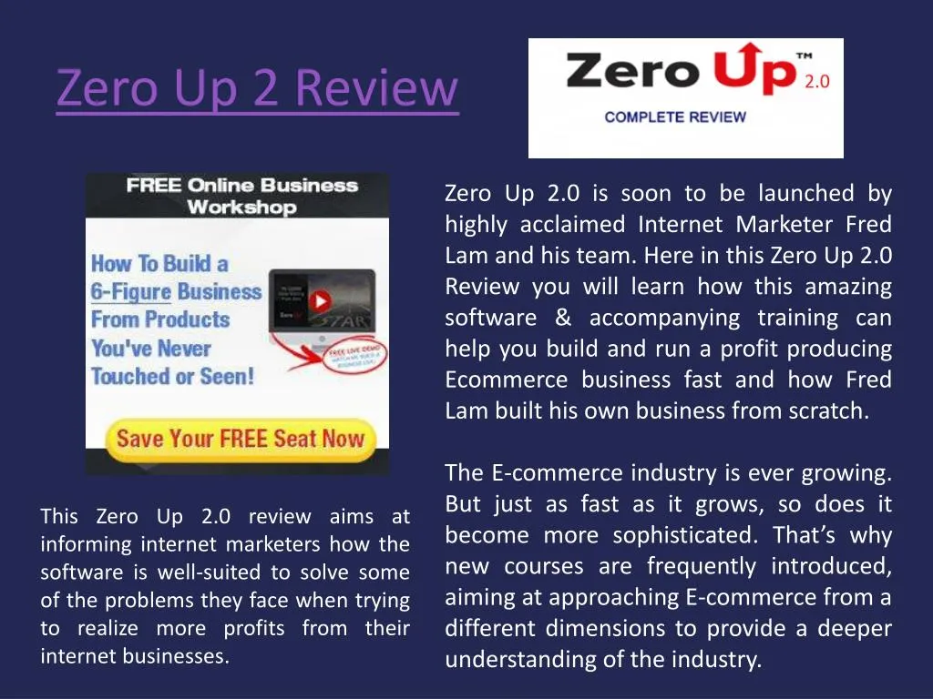zero up 2 review