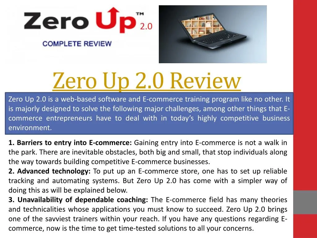zero up 2 0 review