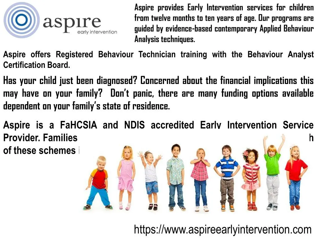 aspire provides early intervention services