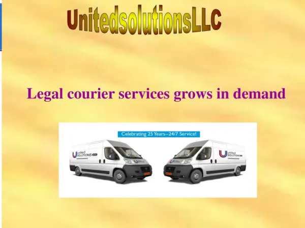 Legal courier services grows in demand