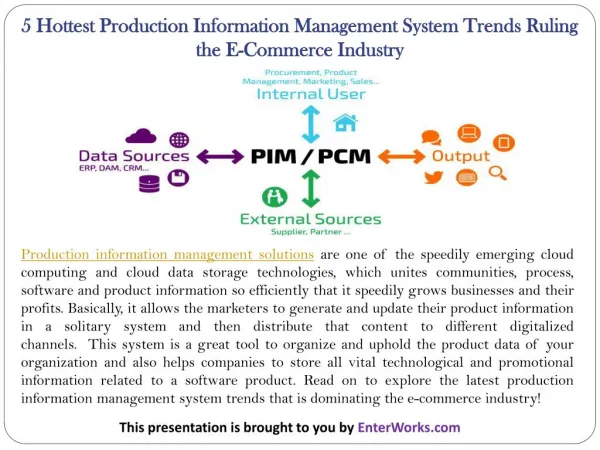 5 Hottest Production Information Management System Trends Ruling the E-Commerce Industry