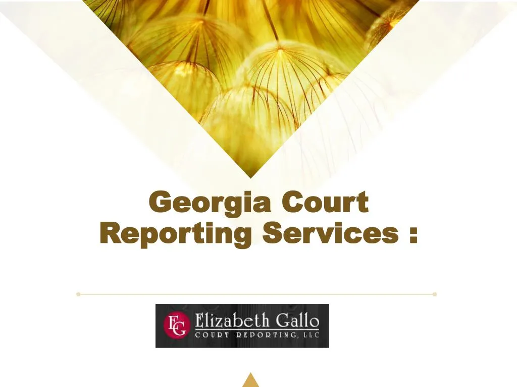georgia court reporting services