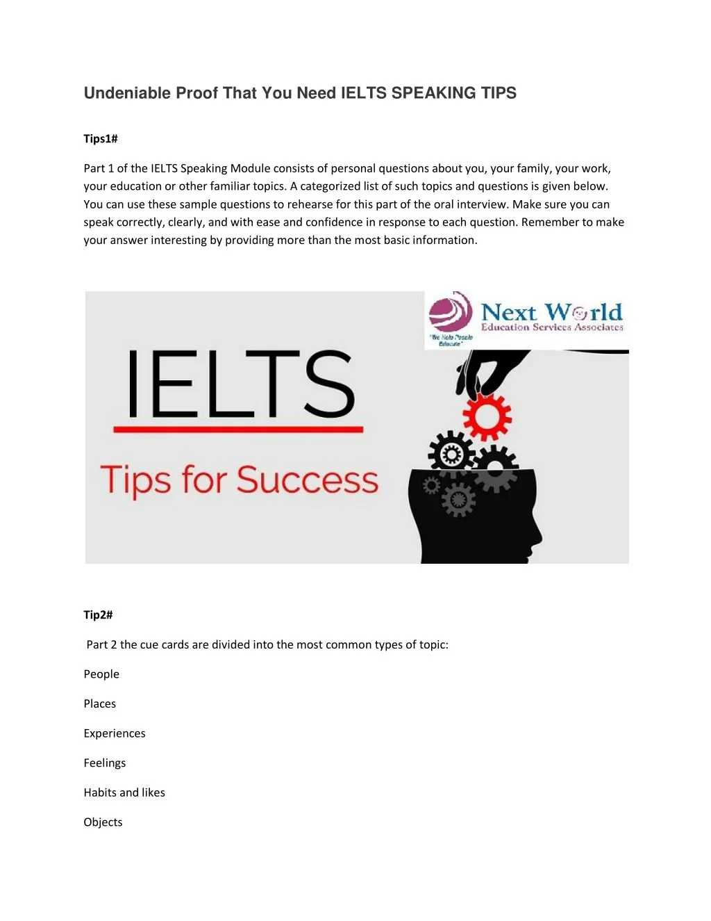 undeniable proof that you need ielts speaking tips