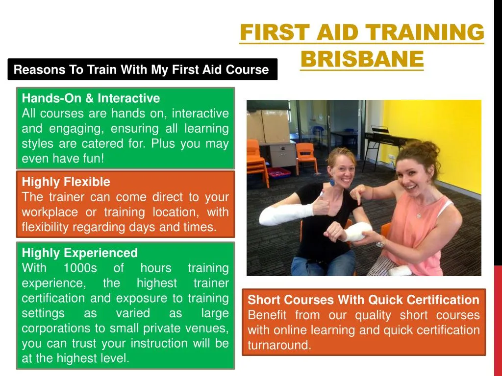 first aid training brisbane