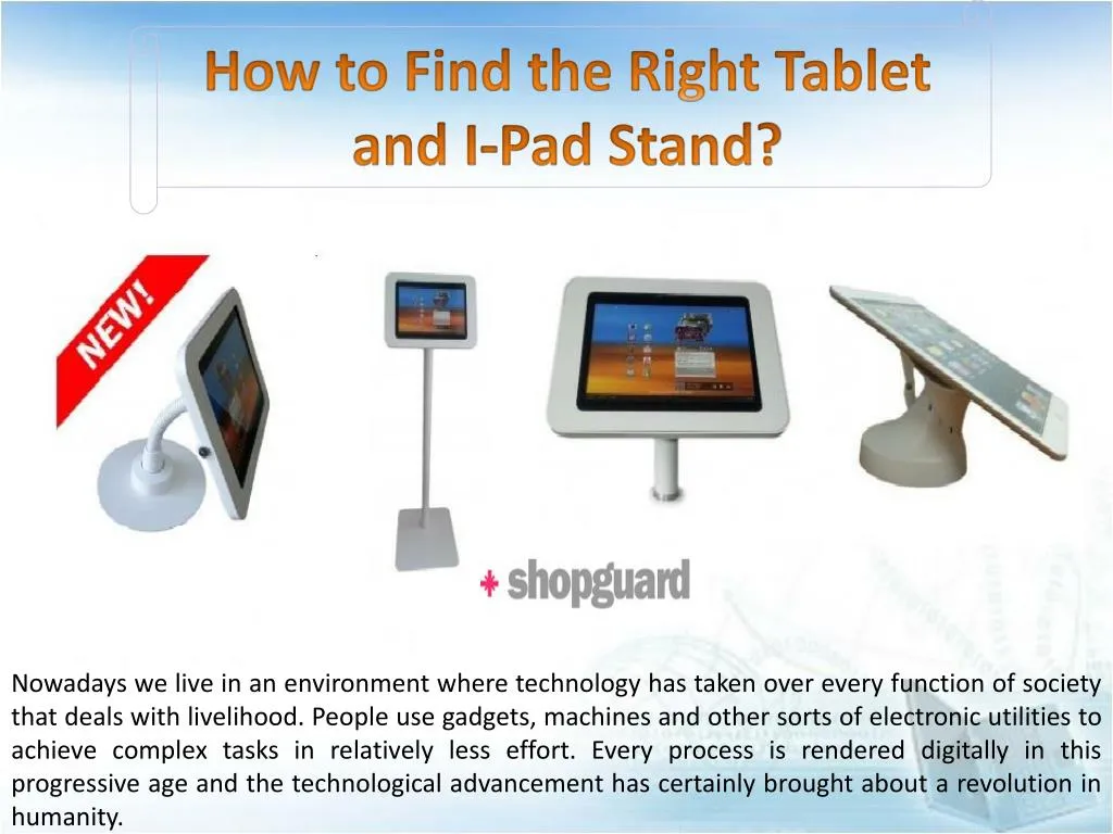 how to find the right tablet and i pad stand