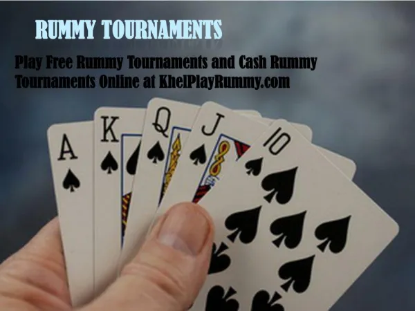 Rummy Tournaments