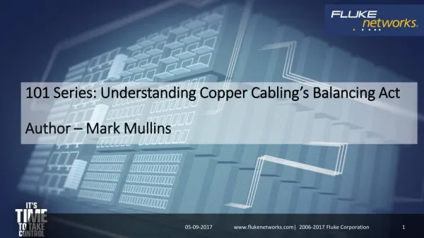 101 Series: Understanding Copper Cabling’s Balancing Act