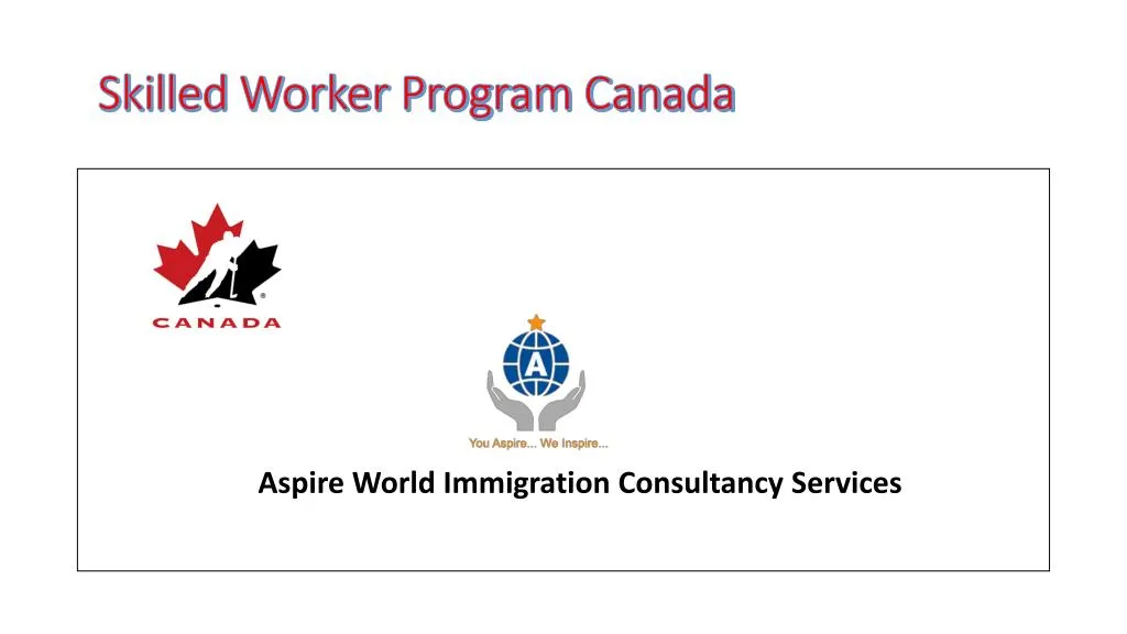 skilled worker program canada