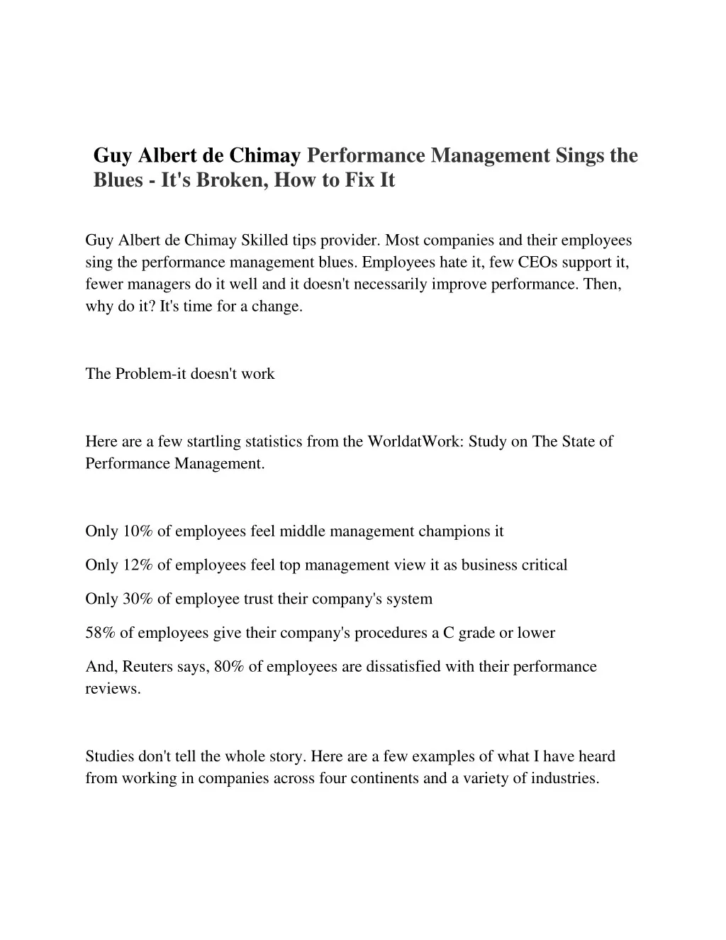 guy albert de chimay performance management sings