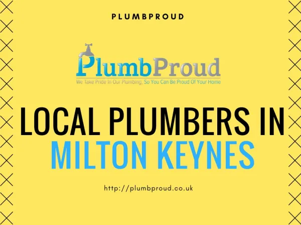 Local Plumbers in Milton Keynes