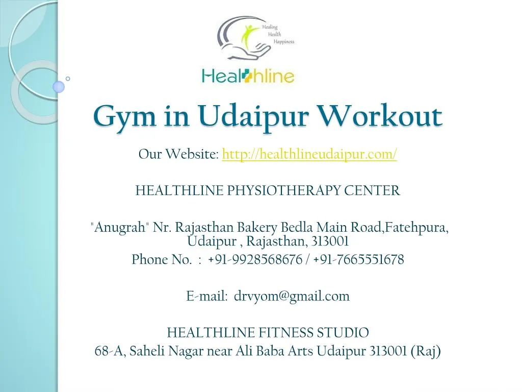 gym in udaipur workout