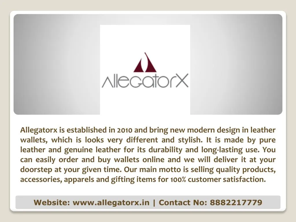 allegatorx is established in 2010 and bring