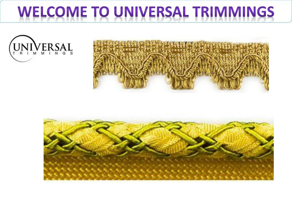 welcome to universal trimmings