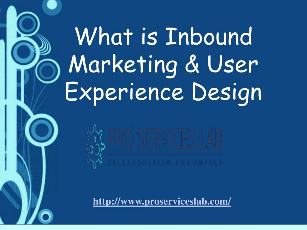 what is inbound marketing user experience design