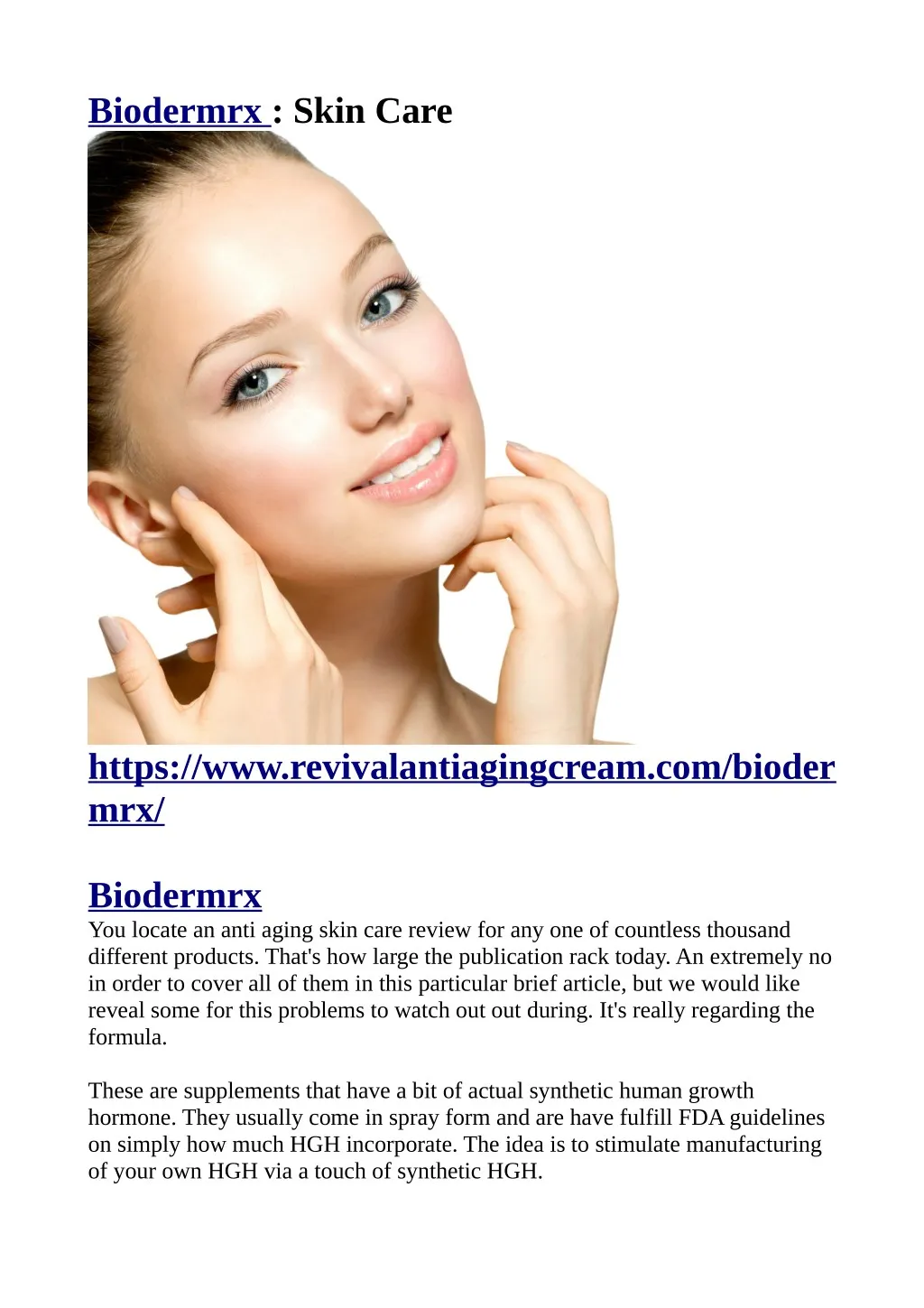 biodermrx skin care