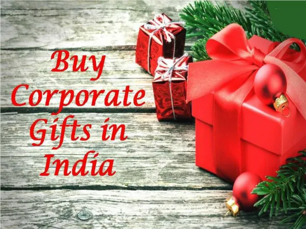 Corporate Gifts In India
