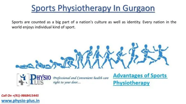 Sports Physiotherapy In Gurgaon