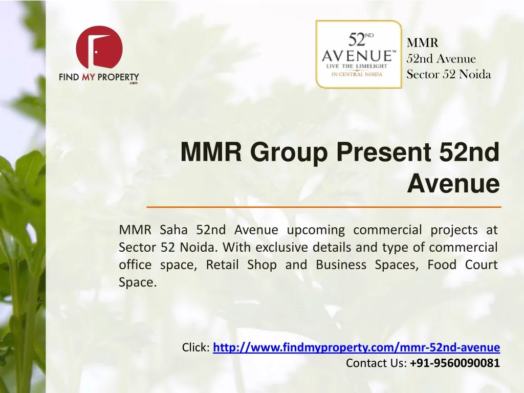 mmr 52nd avenue sector 52 noida