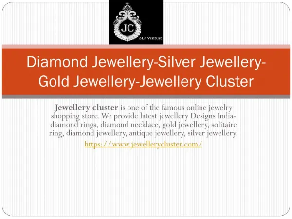Diamond Jewellery-Silver Jewellery-Gold Jewellery India