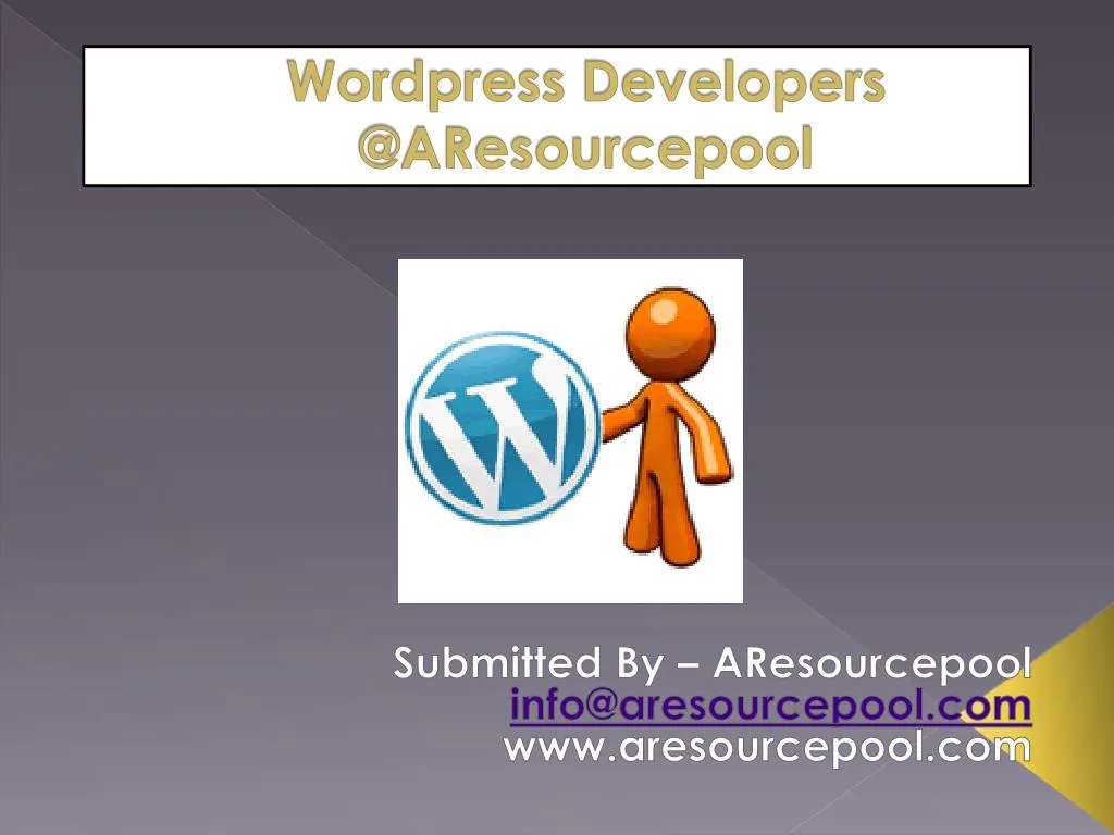 wordpress developers @ aresourcepool