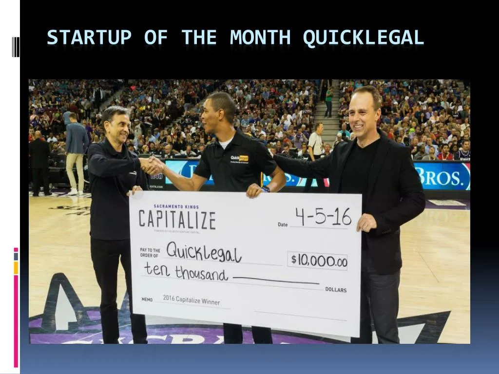 startup of the month quicklegal