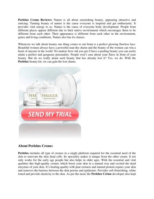 Perlelux – Natural Pearl Skincare Creme Healing Protein Powder