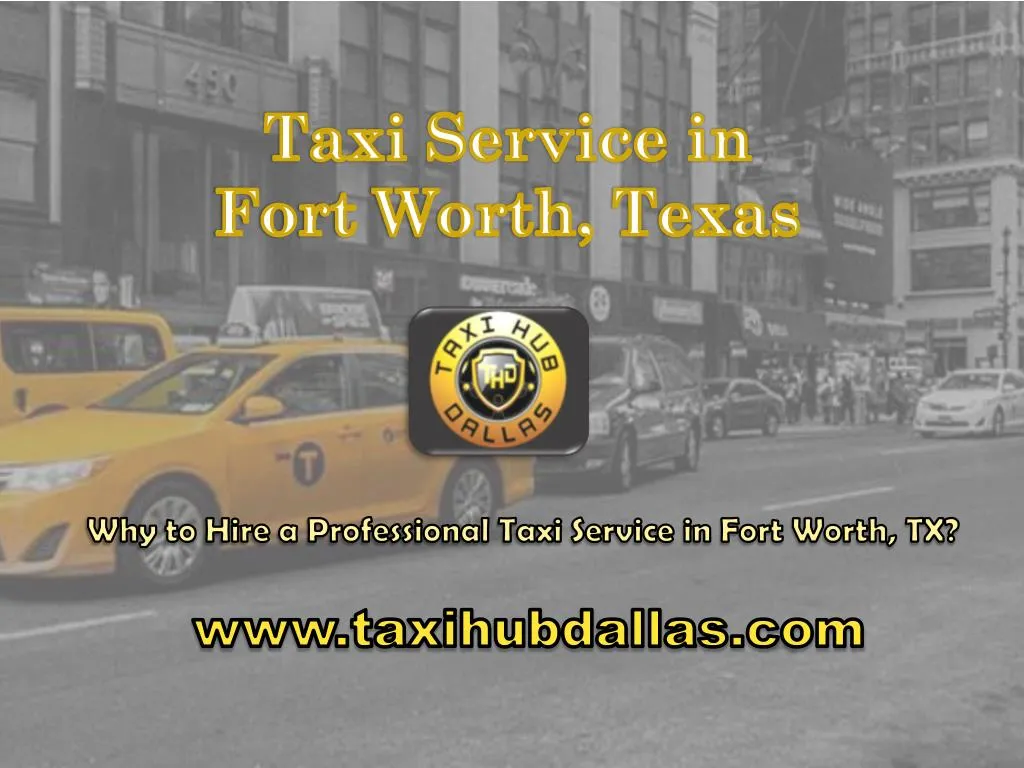 taxi service in fort worth texas