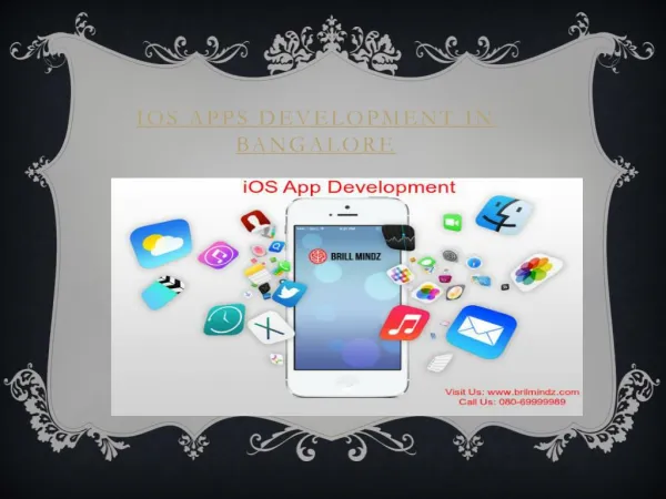 iOS Apps Development In Bangalore