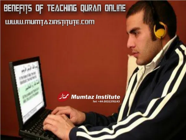 Benefits of Teaching Quran Online