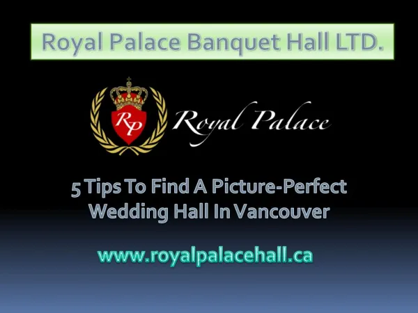 royal palace banquet hall ltd