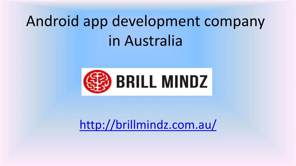 android app development company in australia