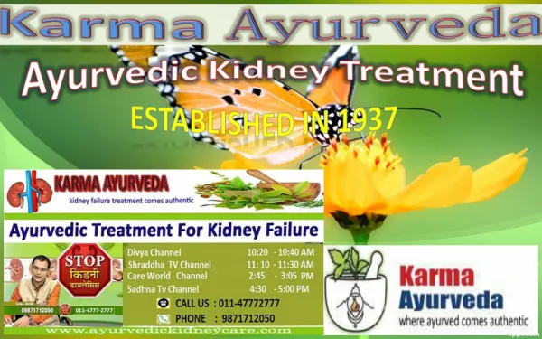 Use Ayurvedic Medicines for Kidney failure||Karma ayurveda