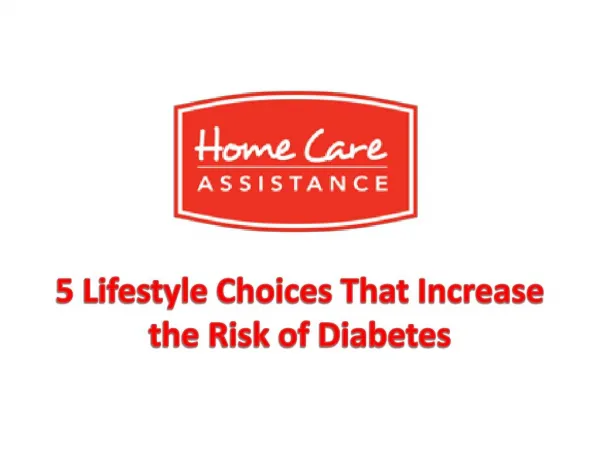 5 Lifestyle Choices That Increase the Risk of Diabetes