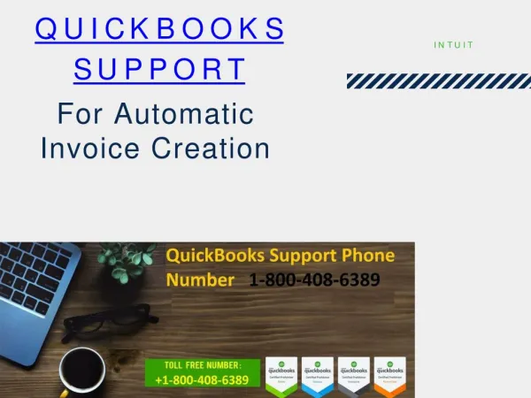 Quickbooks support 1 800-408-6389 For Auto Invoice Creation