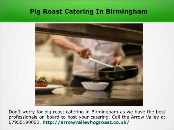 Hog Roast Catering In Birmingham