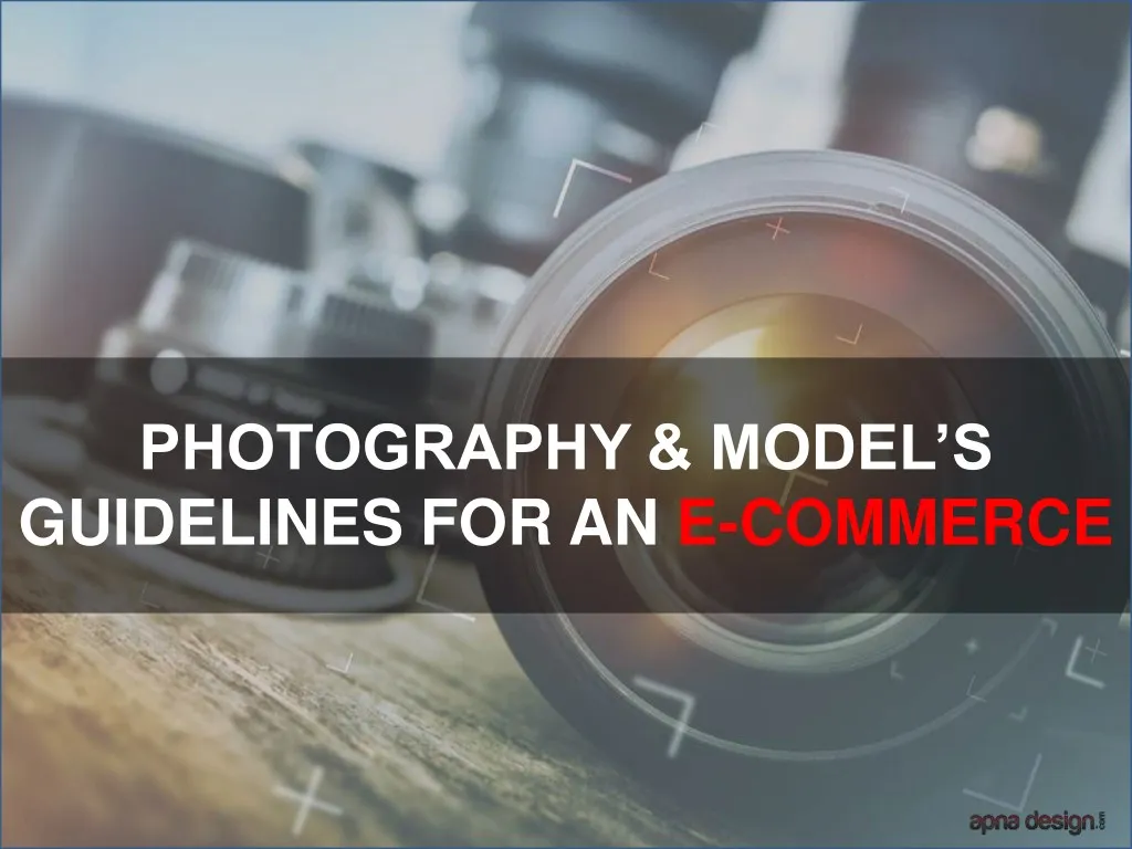 photography model s guidelines for an e commerce