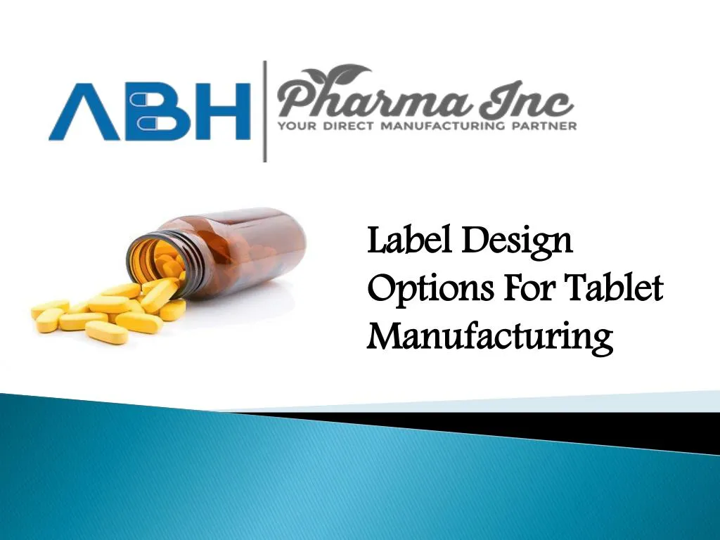 label design options for tablet manufacturing