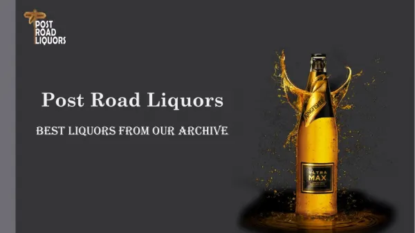Get your Choice of Beer, Wine and Spirits at Post Road Liquors | Call now (410) 939-0990
