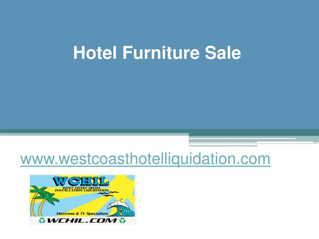 hotel furniture sale