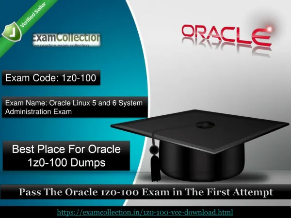 1Z0-100 Dumps on Examcollection.in