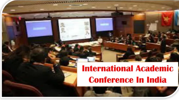 International Academic Conference In India